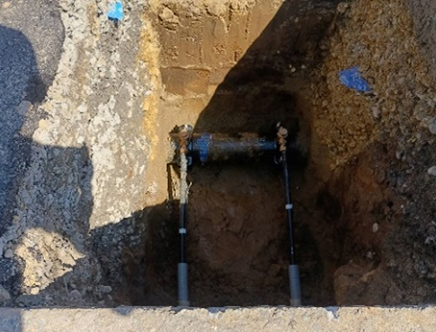 上水道管引込工事2